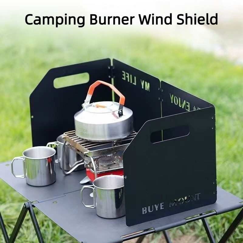 Camping Stove Windshield 4 Fol - Camping Hiking Cooking 评论和价格