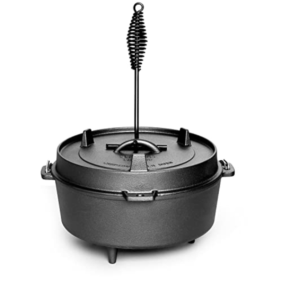 Pre-Seasoned Cast Iron Dutch O - Camp Dutch Oven Cast 评论和价格