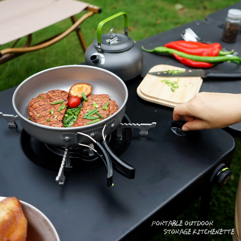 Portable Mobile Camping Kitche - Camping Cooking Table 评论和价格