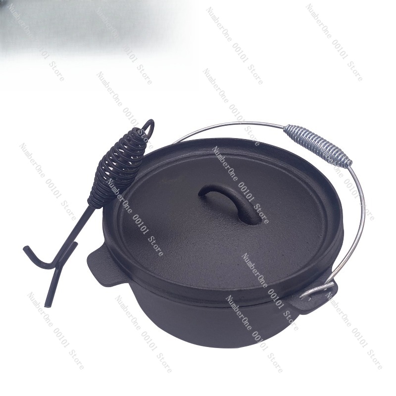 Heavy Duty Cast Iron Dutch Ove - Camp Dutch Oven Cast 评论和价格
